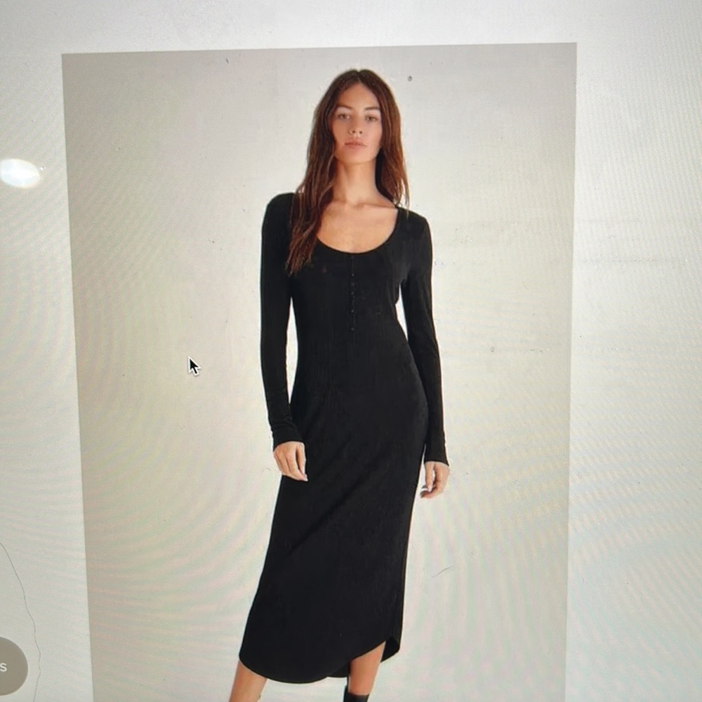 Z Supply - form fitting long sleeve midi dress - M NWT